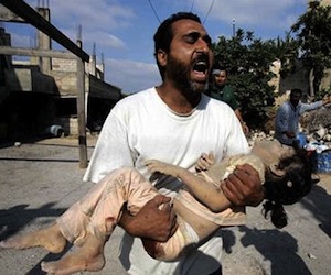 The 1982 Israeli bombing of civilian Lebanon