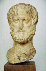 Aristotle [384-322 B.C.] National Museum, Athens.